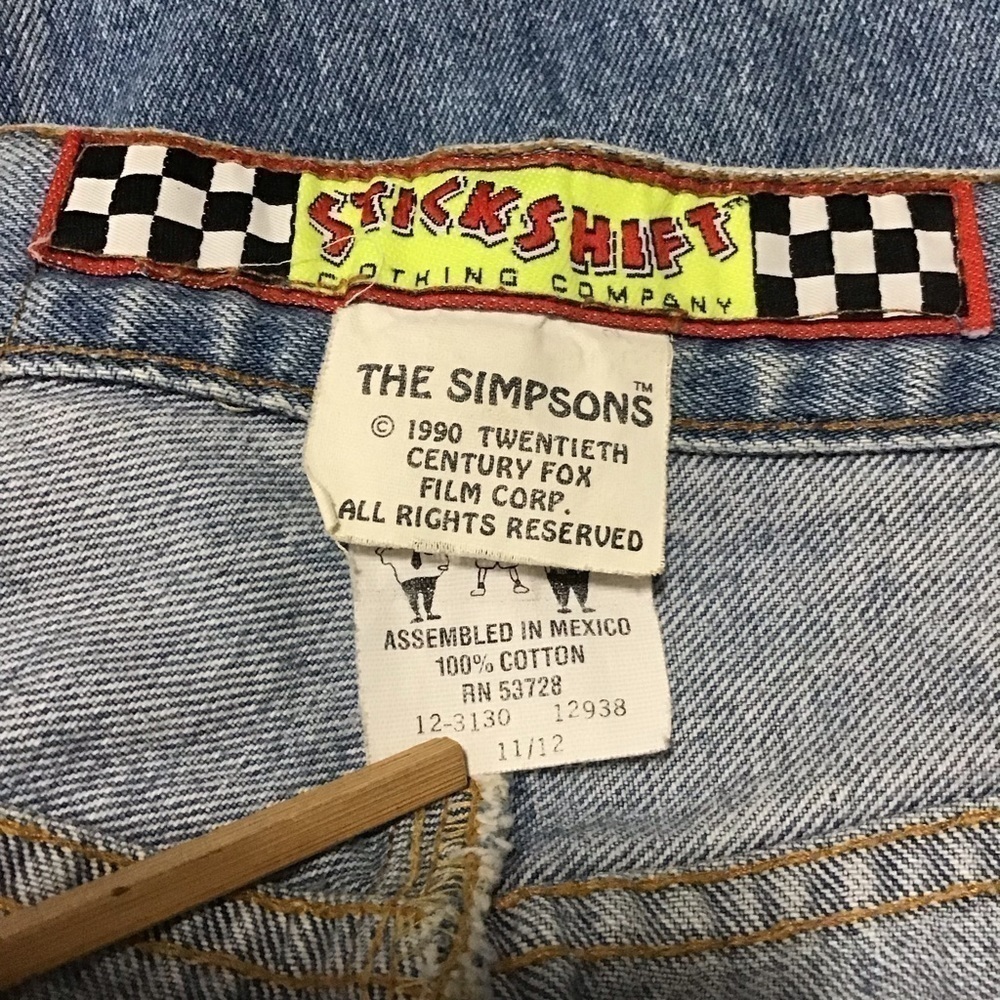 Vintage 90’s StickShift Bart Simpson High Rise Jeans. - Picture 13 of 16